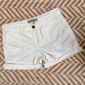 Mollusk California white surf shorts